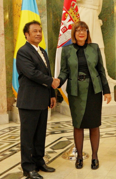 21 January 2019 The National Assembly Speaker and the President of the Republic of Palau